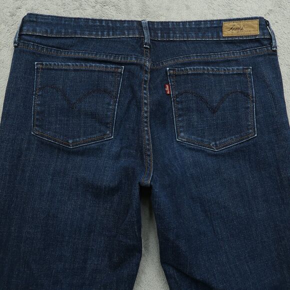 Levi's Jeans Women's 12L Blue Mid-Rise Slight Curve Classic Bootcut 32.5" Inseam - Picture 15 of 16
